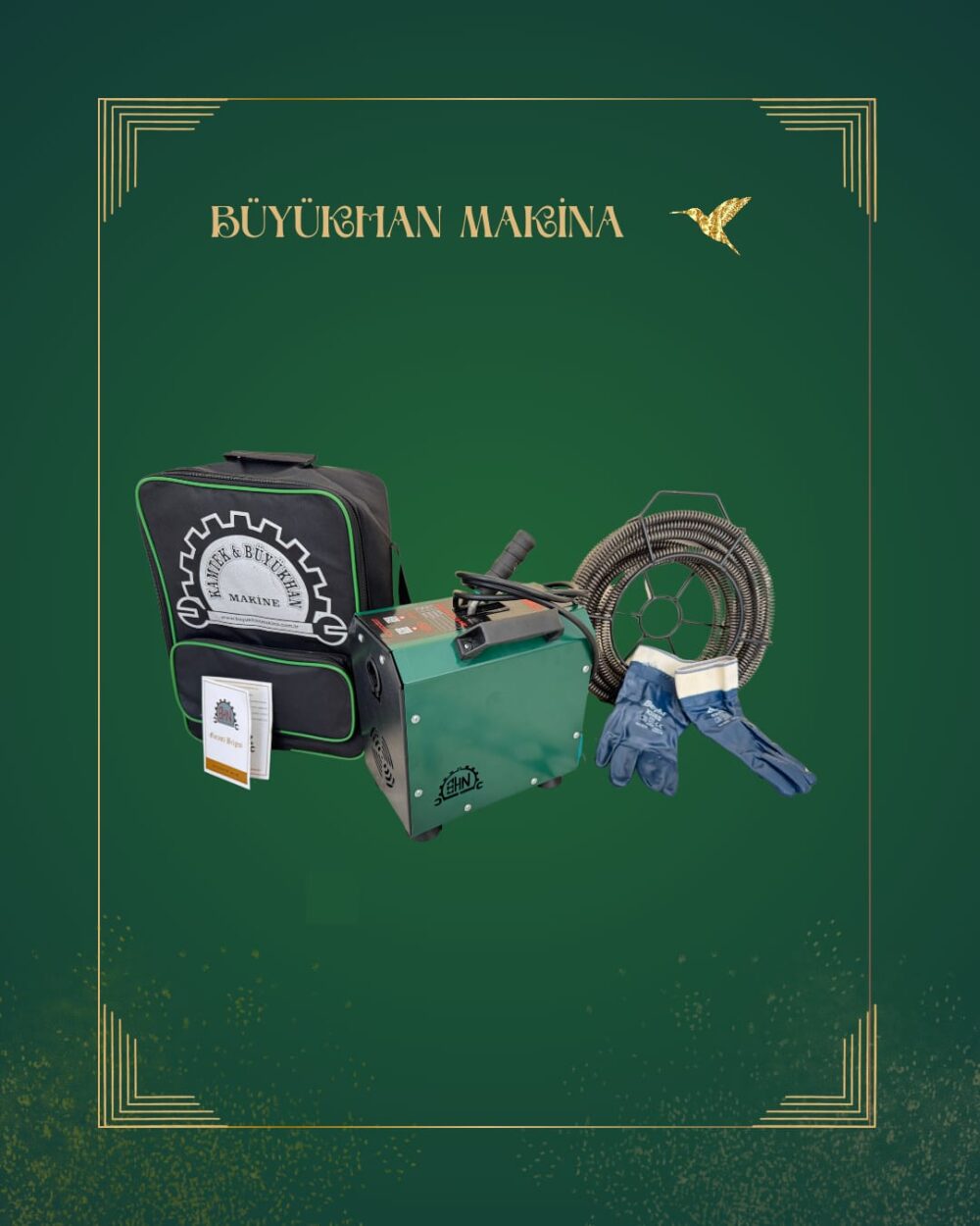 B-600 mini kanal açma Makinesi Full Set