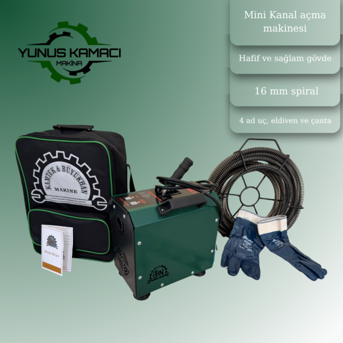 B-600 mini kanal açma Makinesi Full Set